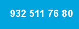 932 511 76 80